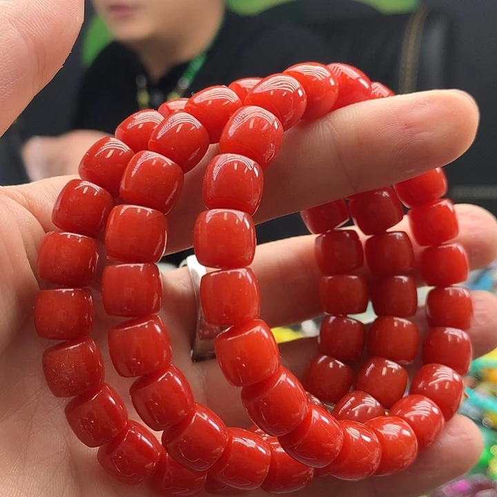 南红玛瑙未镶嵌颈饰