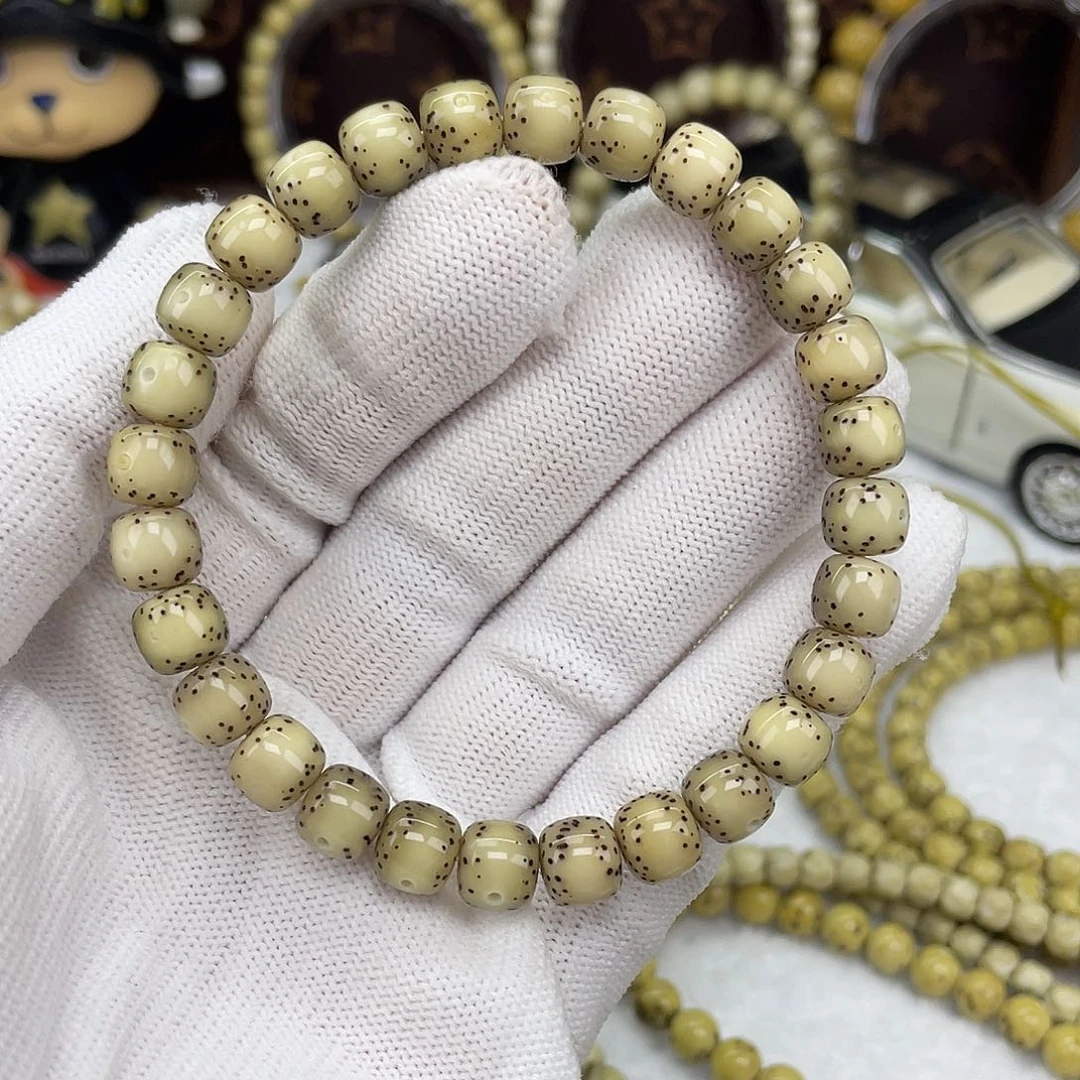 星月菩提吊坠通体 粉冰