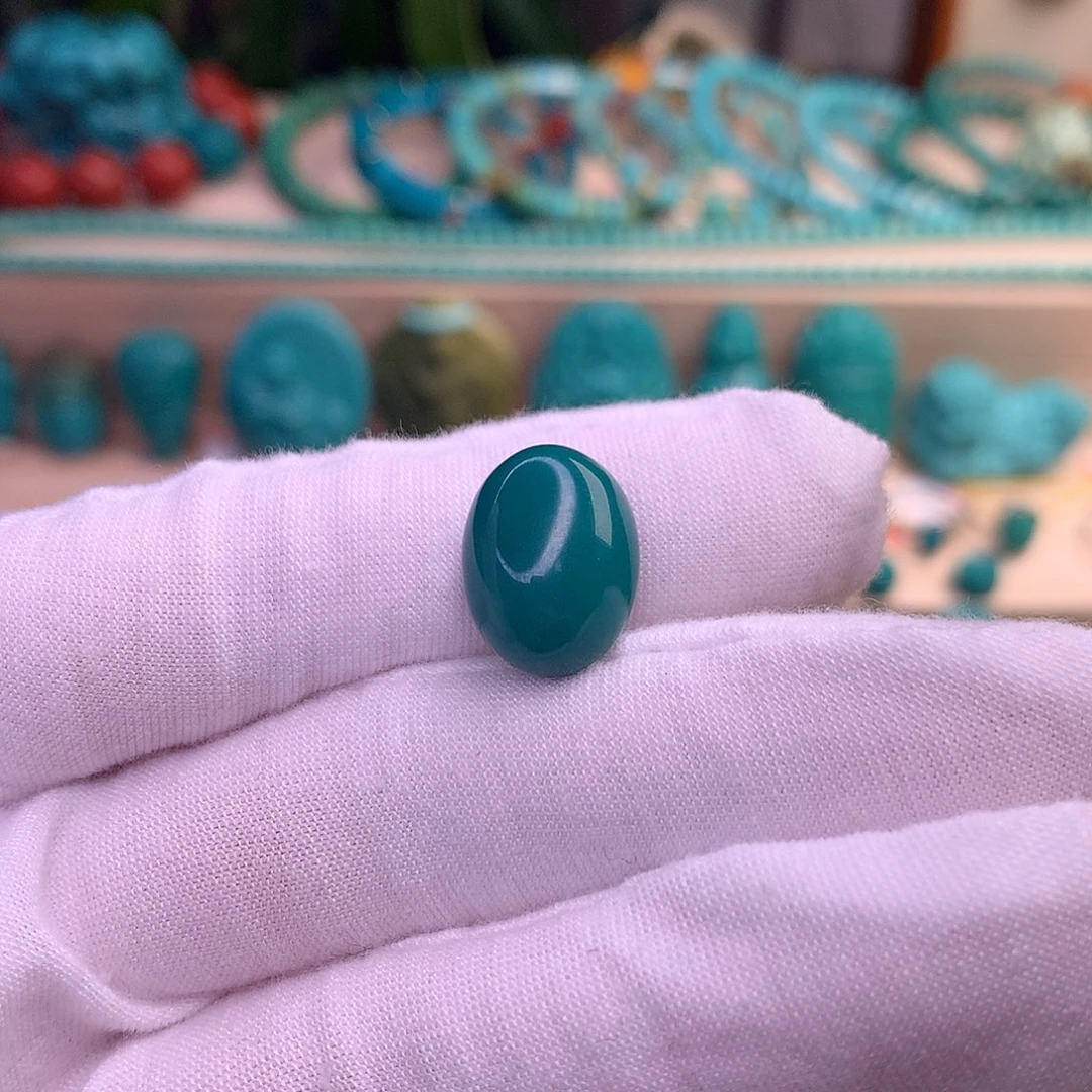 绿松石珠宝半成品未镶嵌