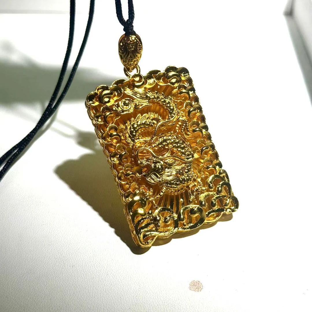 SS轻奢精美龙牌吊坠J60配绳