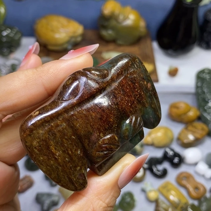 岫岩河磨玉（透闪石质玉）未镶嵌把件