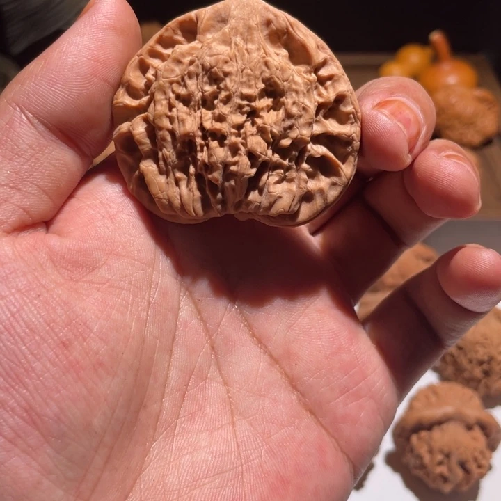 吊坠文玩核桃53尺全品官帽夹扁