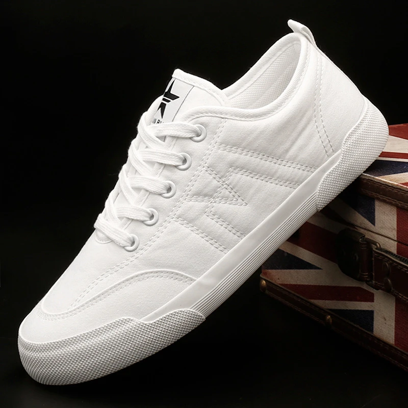 男款爆款2025新款春秋季系带布鞋夏季复古帆布鞋软底薄款百搭鞋子