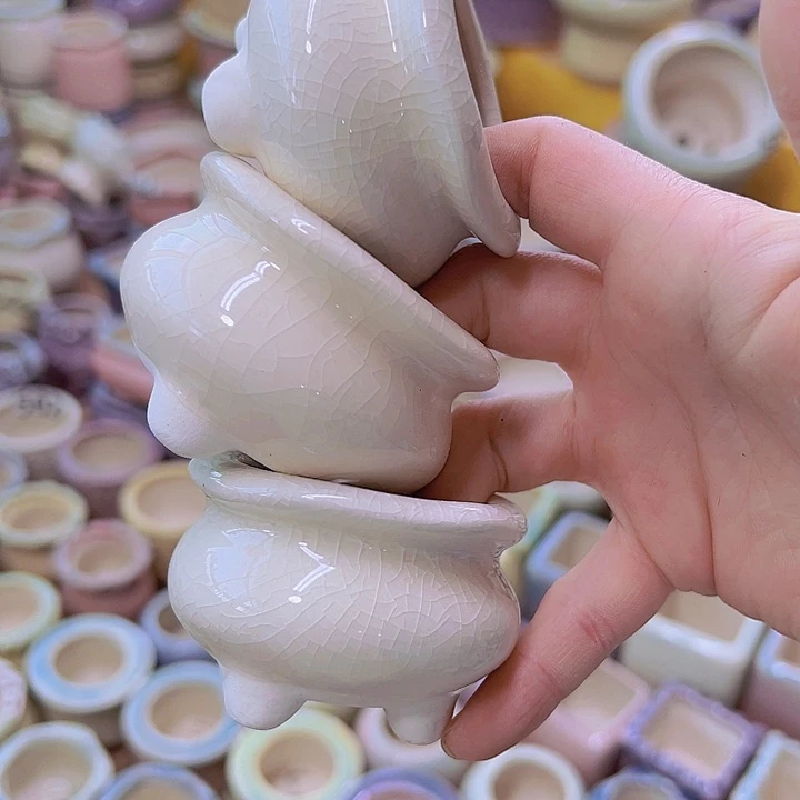 陶瓷花盆当场满12包邮