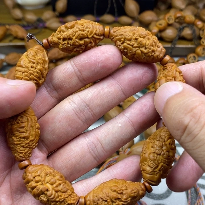 橄榄核手串/手链橄榄核雕工艺手串