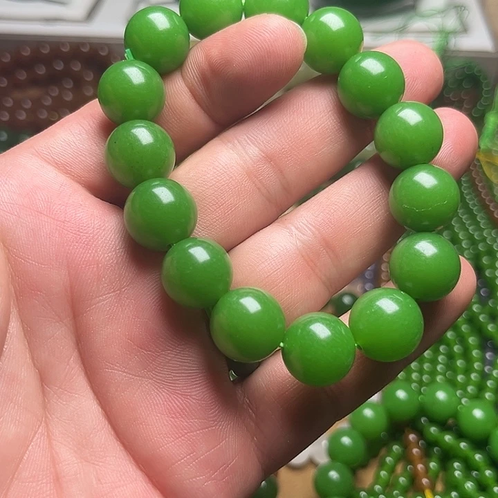 菠菜绿色卡14mmmm手链