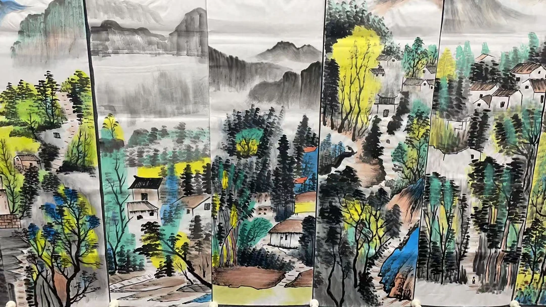 【优斯特】精品十二条屏装饰画通用链接