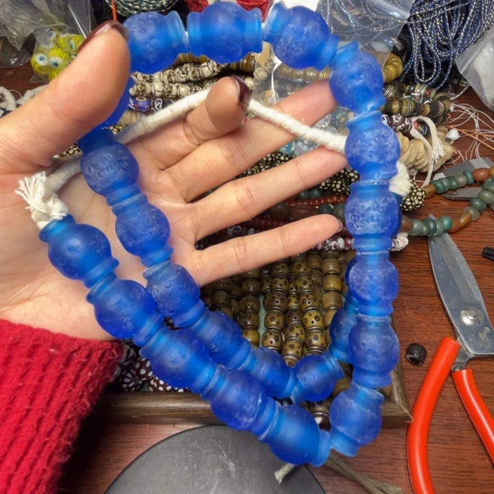 玻璃颈饰7385琉璃一条