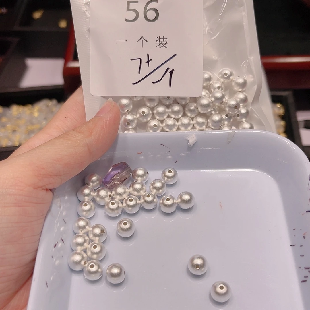 紫晶珠宝半成品银S925镶嵌56