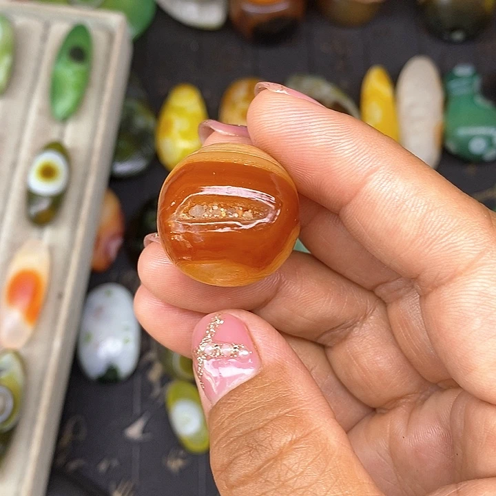 花眼玛瑙奇石饰品