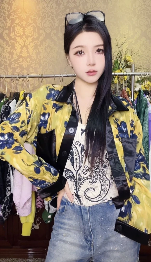 1871设计师宽松型新中式短外套