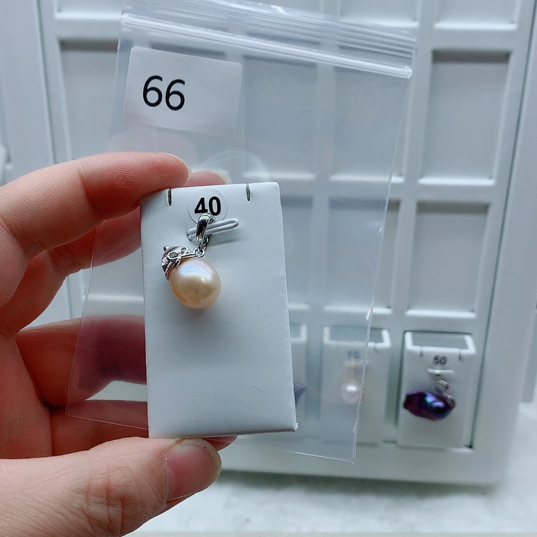 合金淡水珍珠吊坠(不含链)