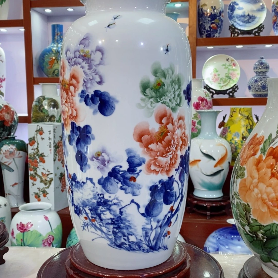 瓶景德镇陶瓷手绘