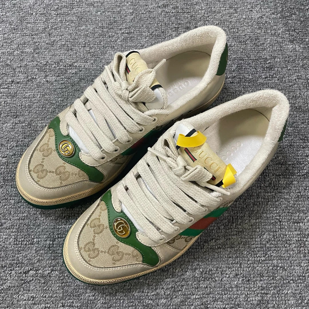 未使用 GUCCI/古驰 脏脏鞋36.5 全新全套4058