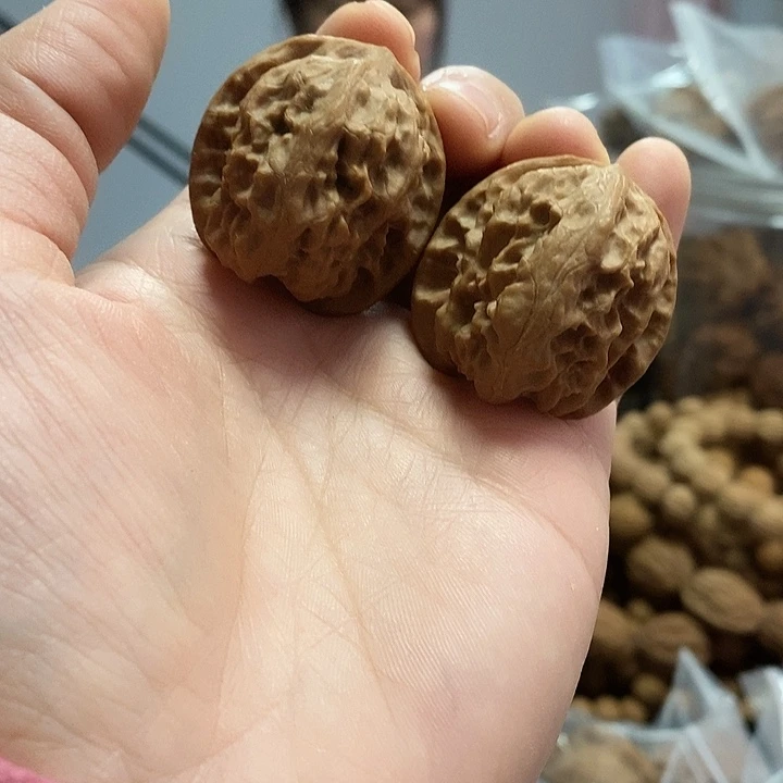 文玩核桃把件34野狼小众蜡皮
