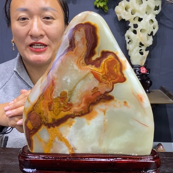 石材精品古青石摆件