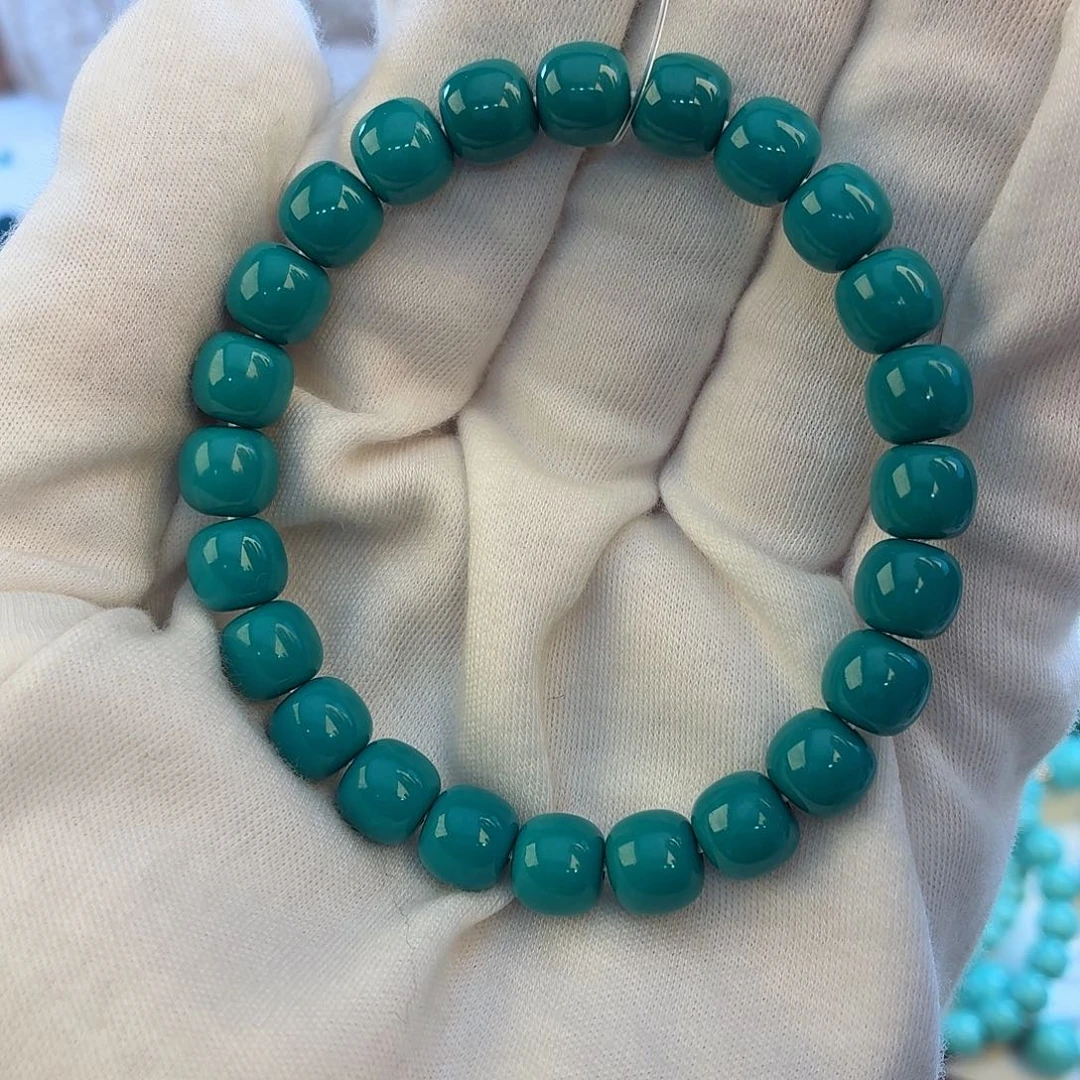 绿松石未镶嵌把件8mm
