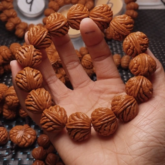 桃核手串龙纹桃核