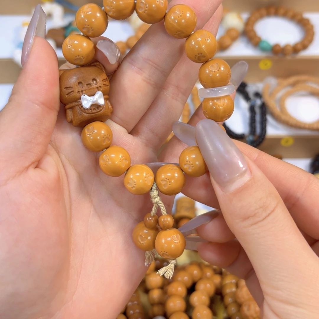 星月菩提吊坠全品猴头猫爪➕立体猫