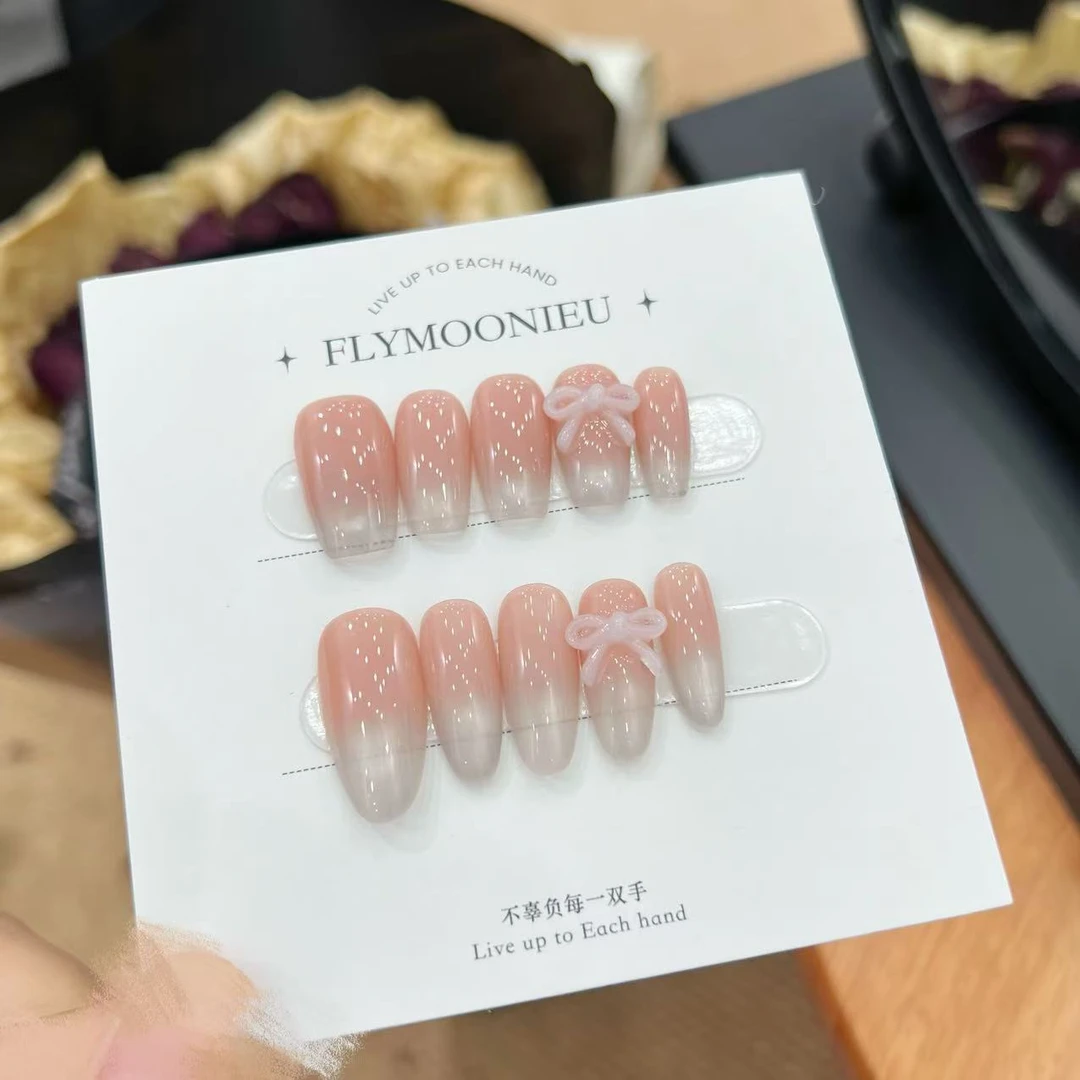 咕咕（花季女孩）蝶诗舞手工穿戴甲气质时尚断码清仓NO退NO换NO售后