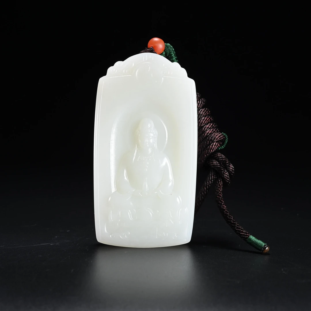 lot8830和田玉观音挂牌/保利