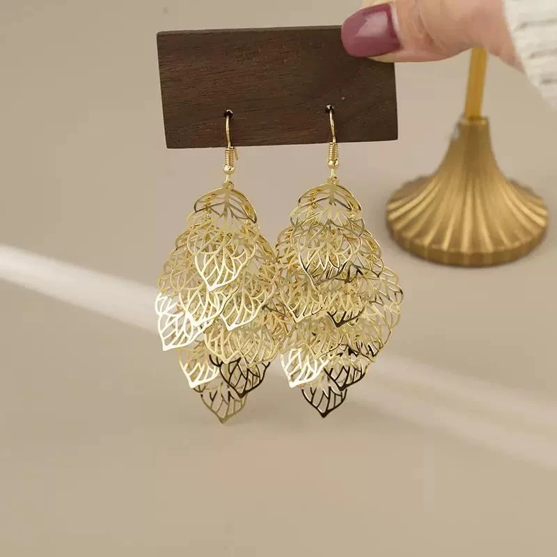 非金属珐琅耳饰 嘻嘻专属 新款复古工艺耳环#FL0641