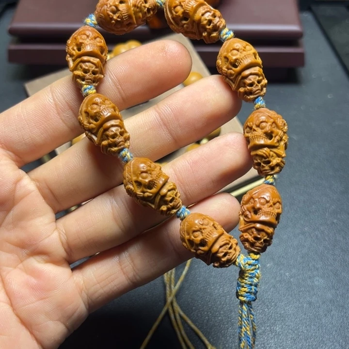 手串/手链橄榄核橄榄核雕路路通