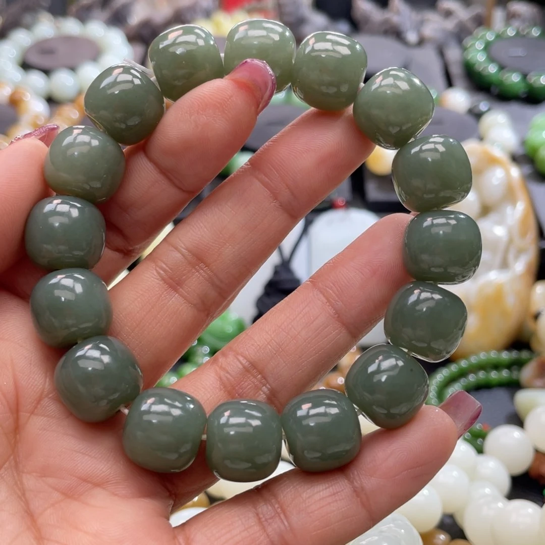 和田玉手串未镶嵌