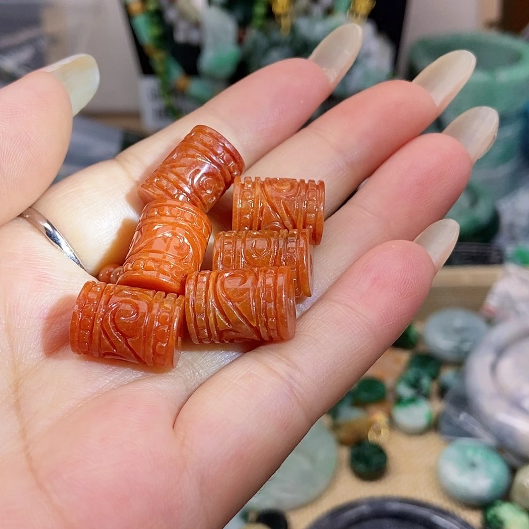 翡翠未镶嵌颈饰翡翠珠子