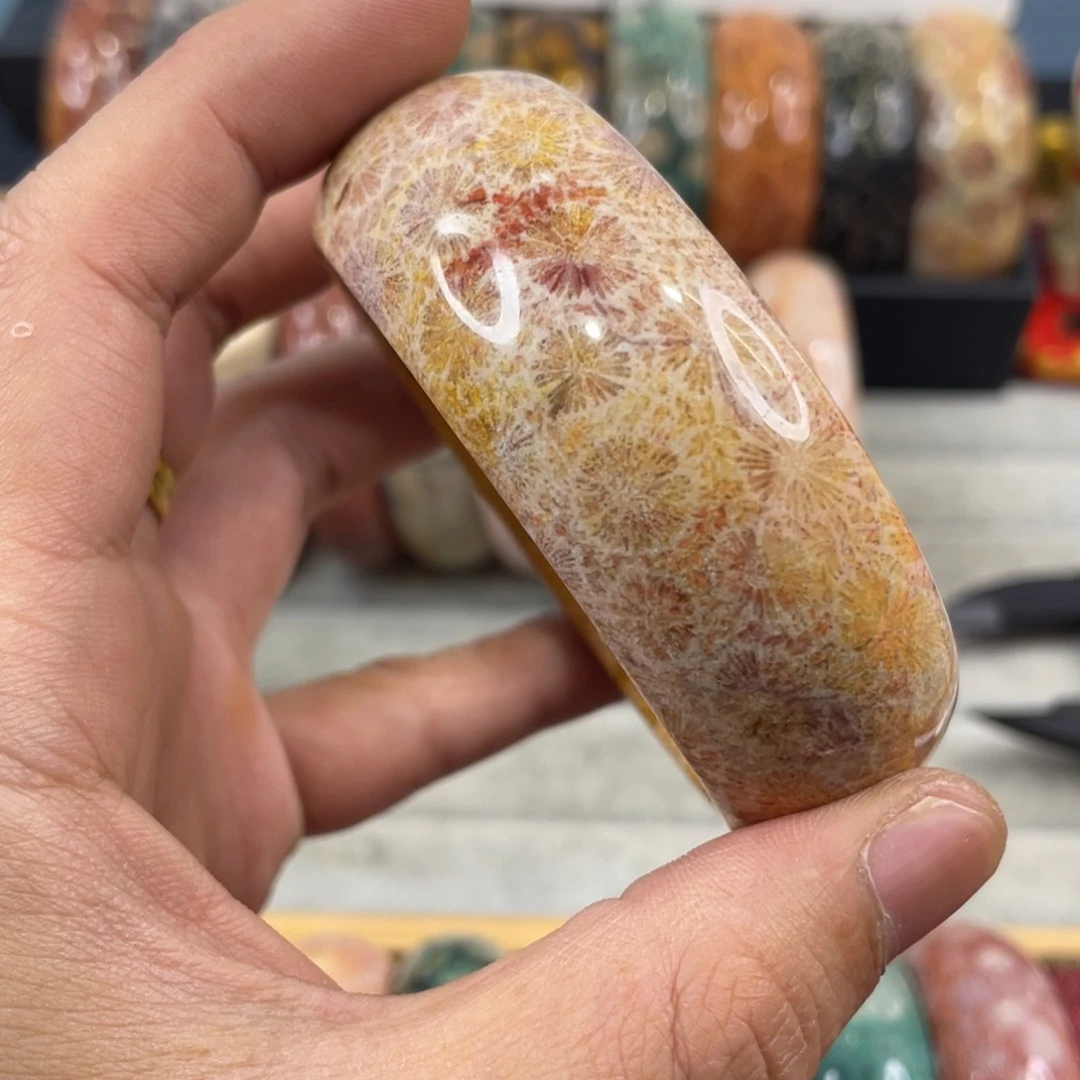 银S925镀金镶嵌手镯硅化玉