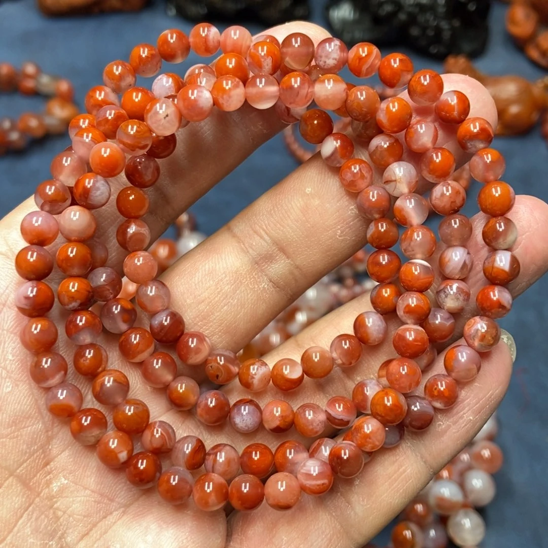 南红玛瑙未镶嵌手串6mm