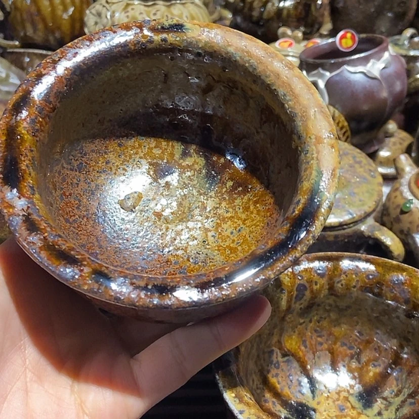 【闪购商品】茶杯紫砂张*书沉香大碗瑕