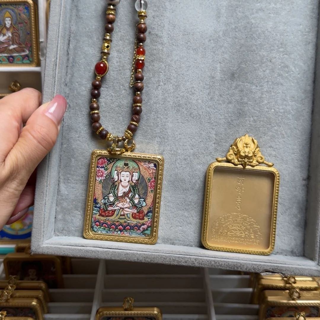 逗****吊坠单面大日大鹏鸟壳子