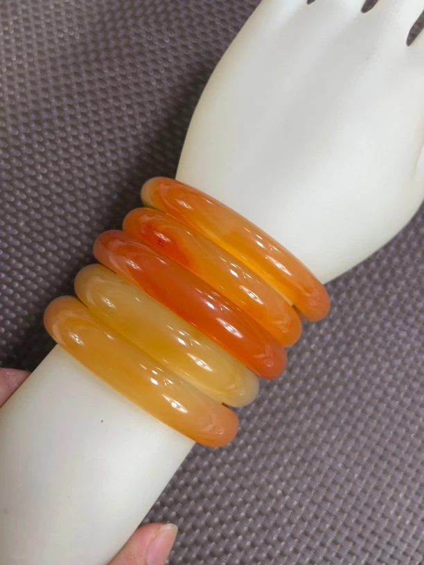 玛瑙手镯工厂直播间选货79米天然玛瑙款 多样性发货一个