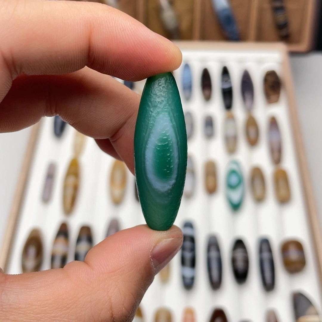 玛瑙/玉髓颈饰合金糖*