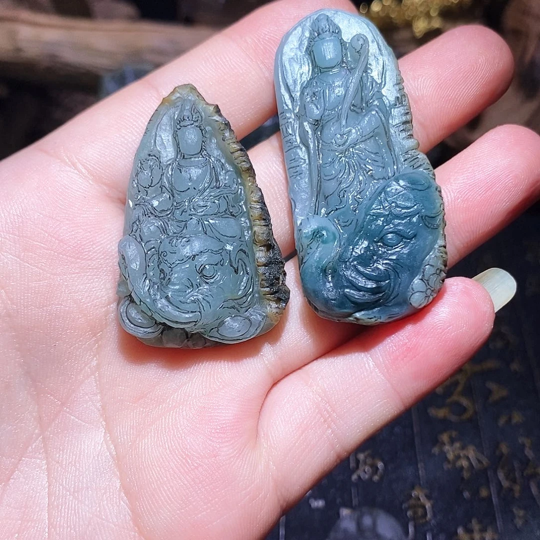 定制翡翠未镶嵌孤***山翡翠