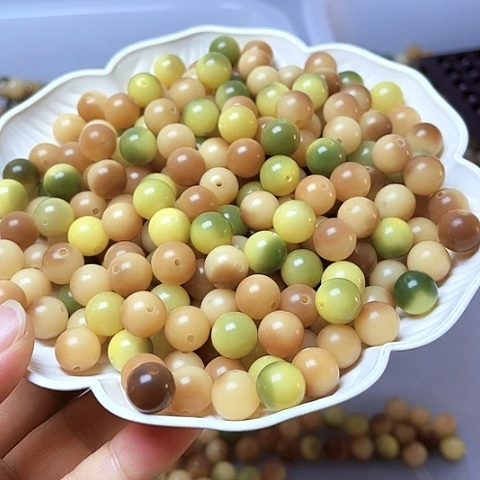 白玉菩提吊坠白玉菩提11玫瑰圆30颗卡灯牌宠20颗