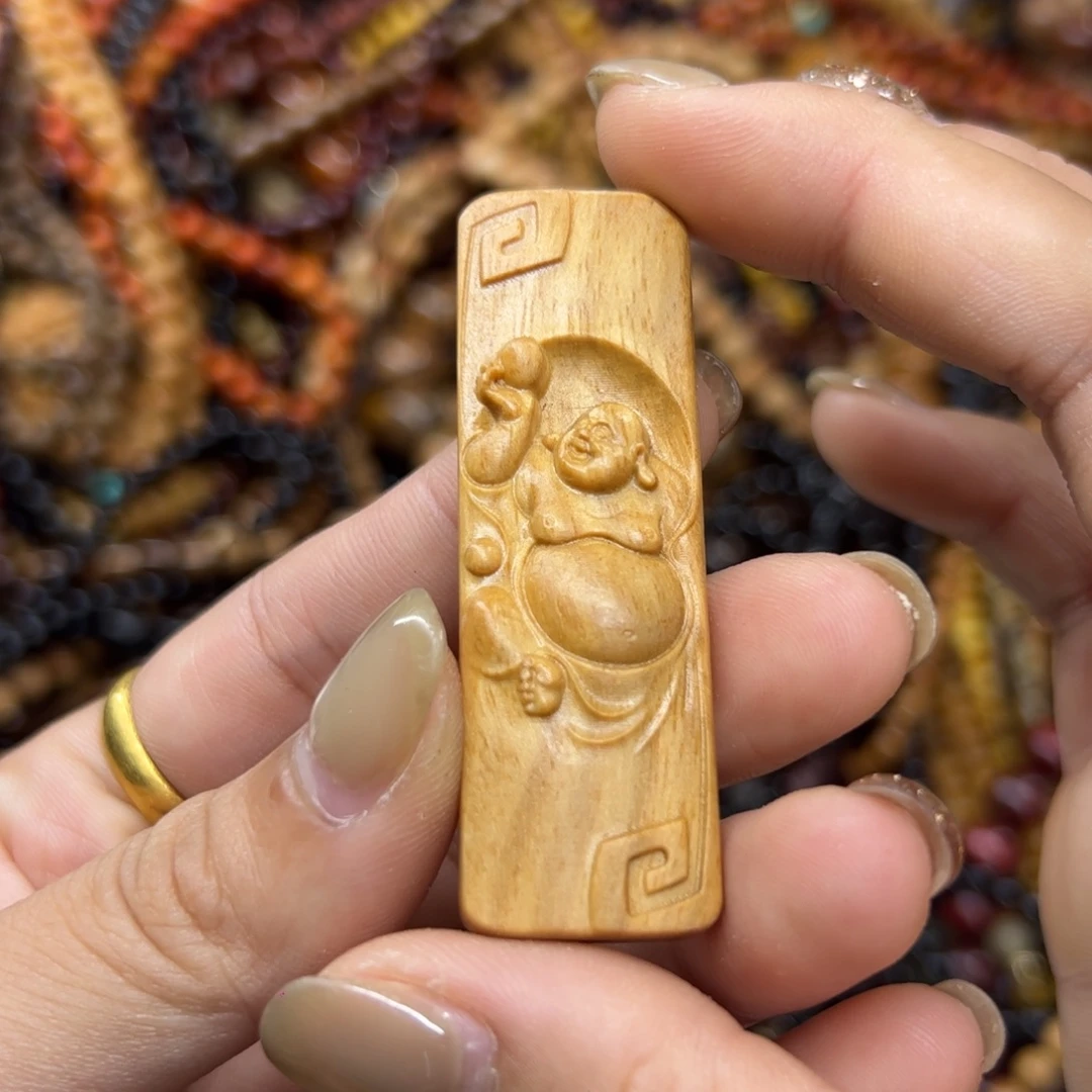 维腊木（绿檀）无事牌