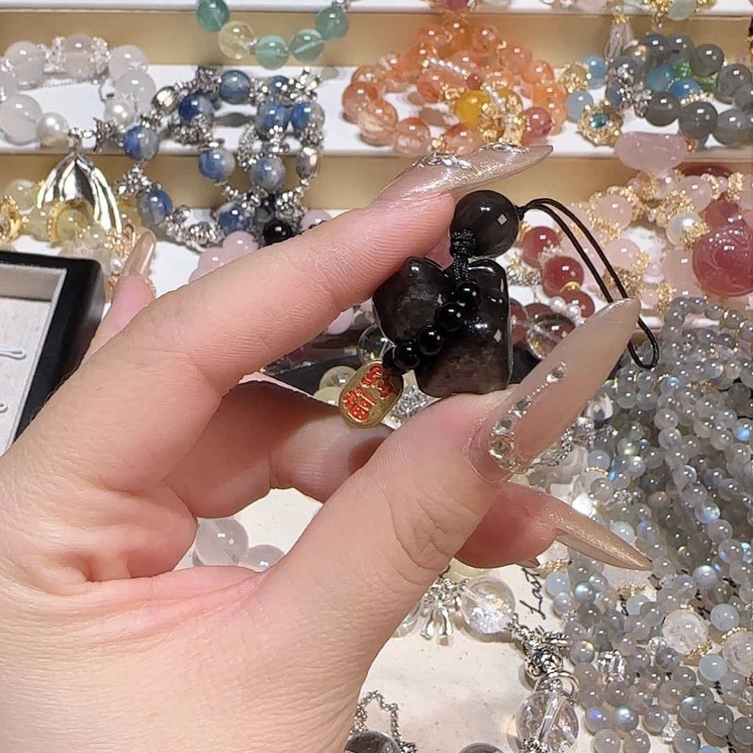 水晶手链未镶嵌吧