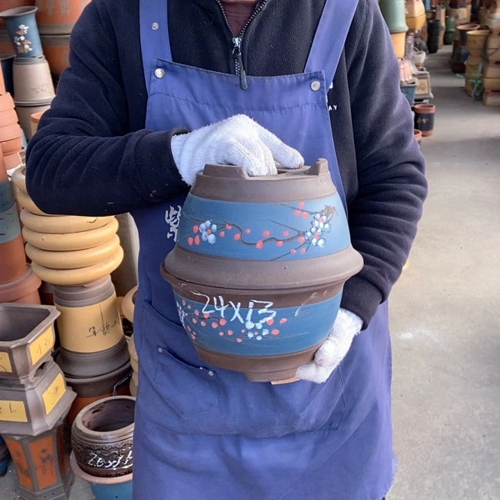 紫砂花盆紫砂花盆