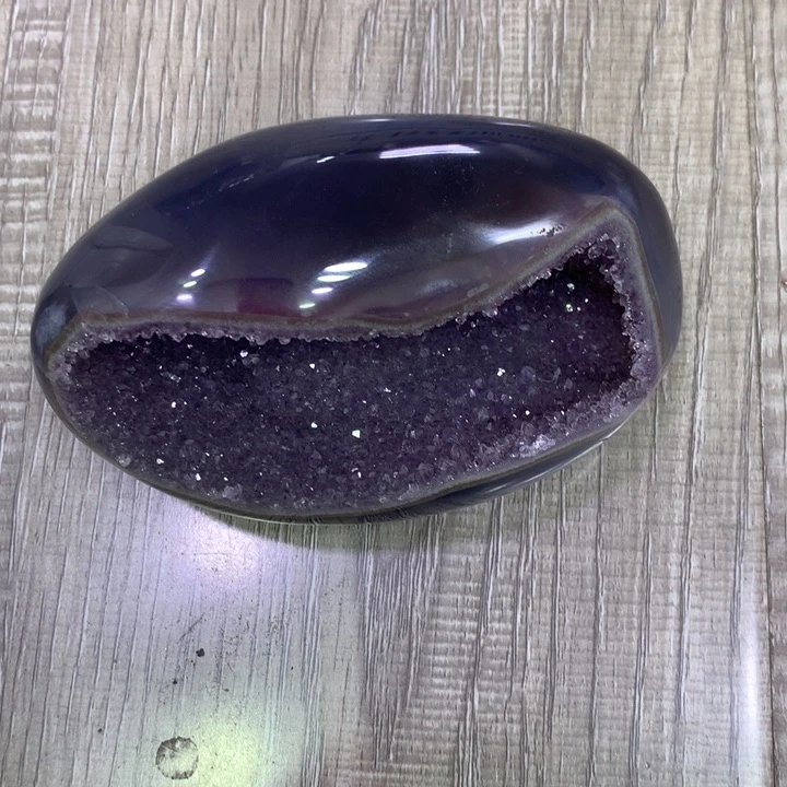 紫晶珠宝半成品未镶嵌