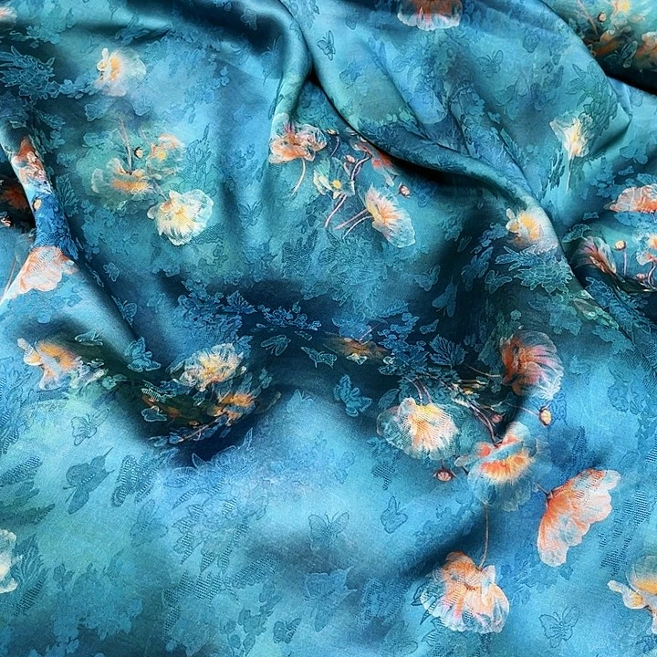 【闪购商品】21%(含)-40%(含)混纺香云纱1.5米