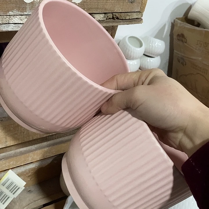 陶盆有孔 瑕疵针孔漏釉介意勿拍外口 13外高11