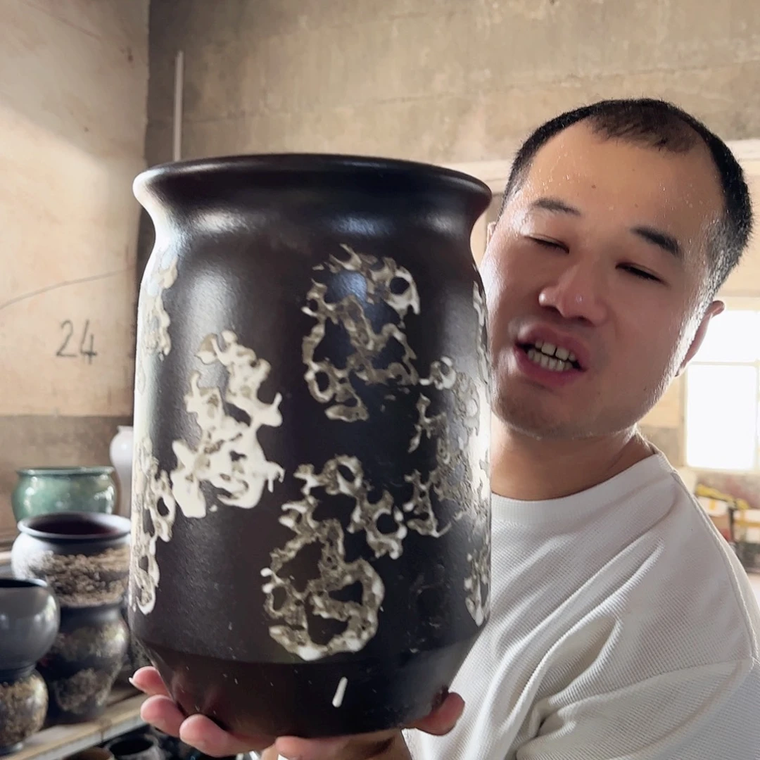 紫砂花盆杨杨花盆0821-925