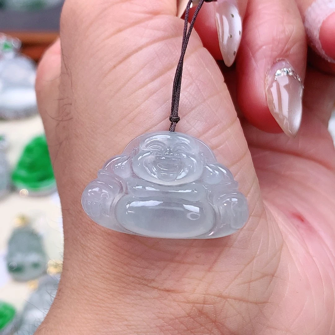 颈饰未镶嵌翡翠佛公