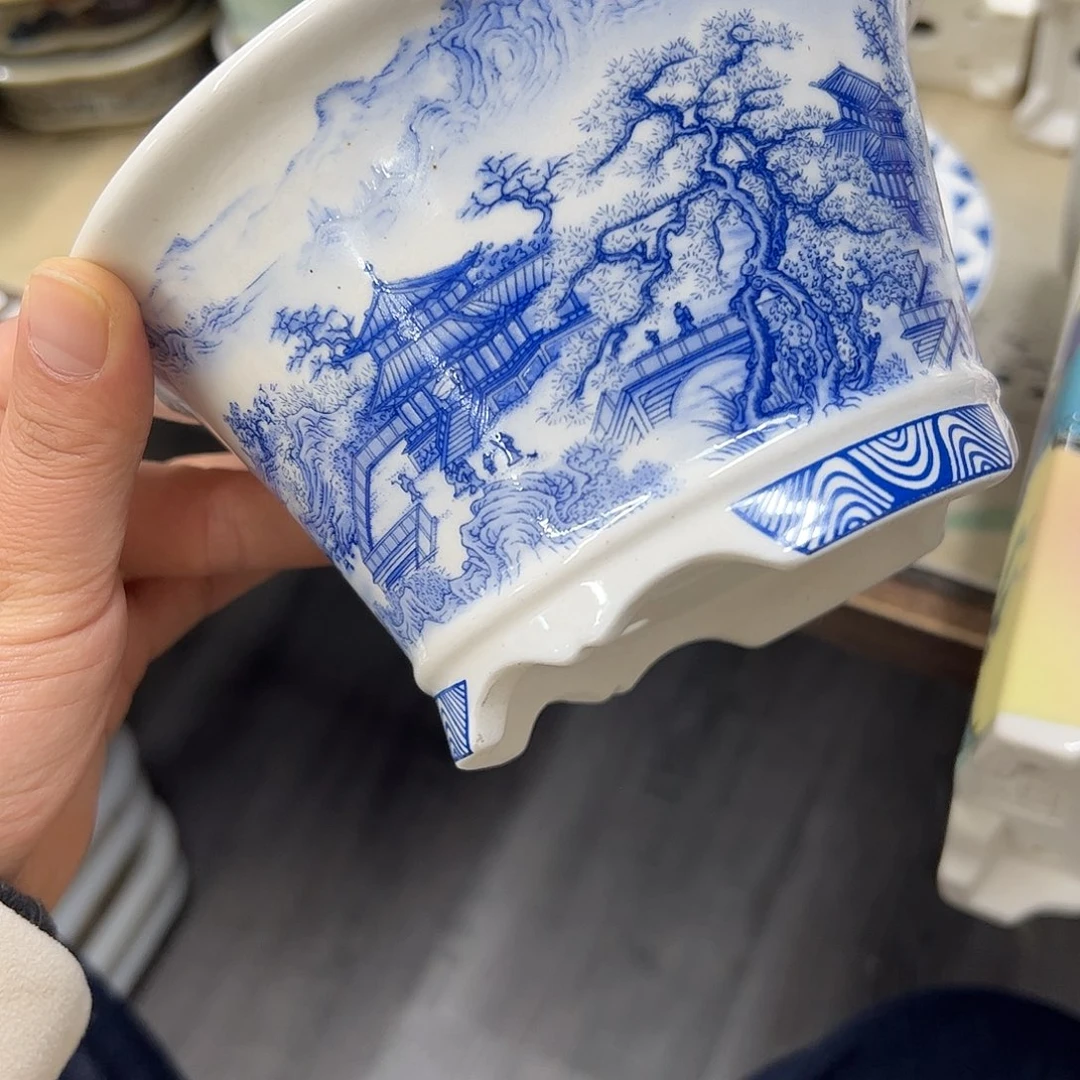 摄***子花盆紫砂287号瑕疵15/8cm
