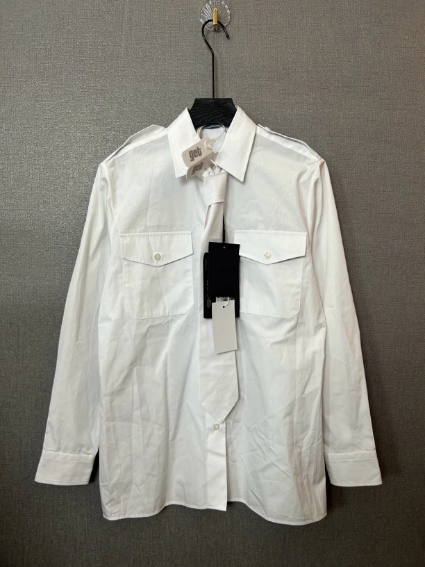 99新 Prada/普拉达 白色衬衫