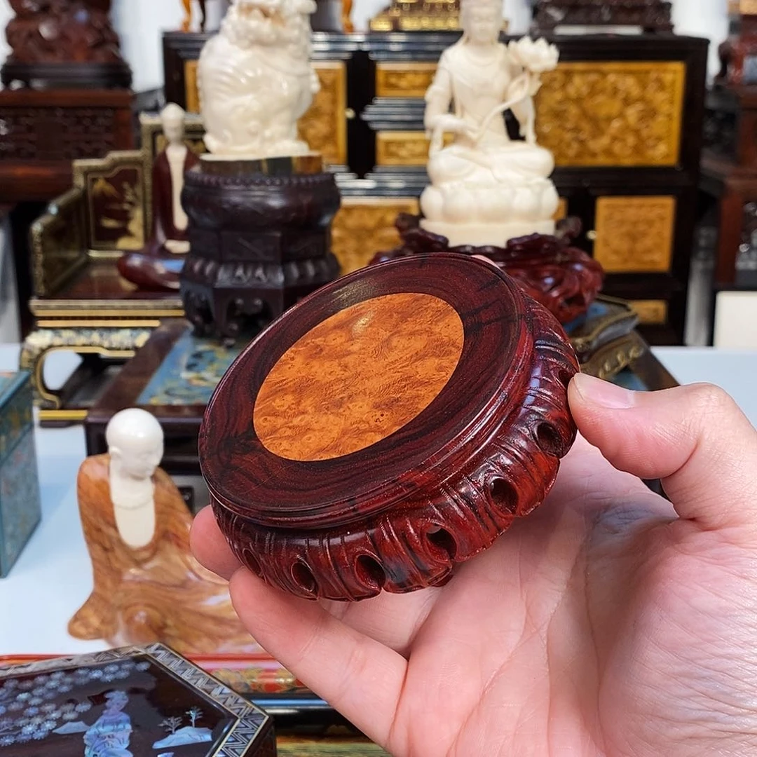 紫檀木类成套家具小叶紫檀底座