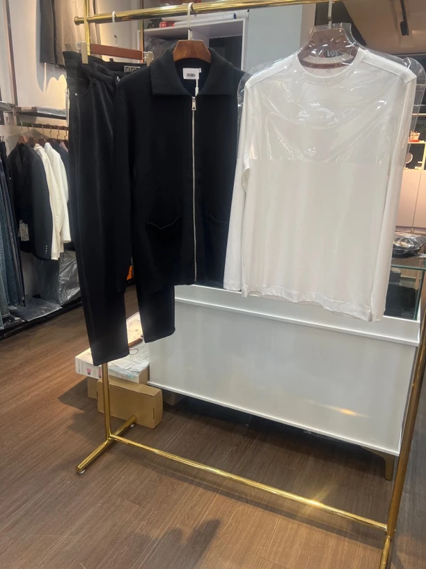 秋冬新品老钱风翻领长袖针织毛衫百搭好看