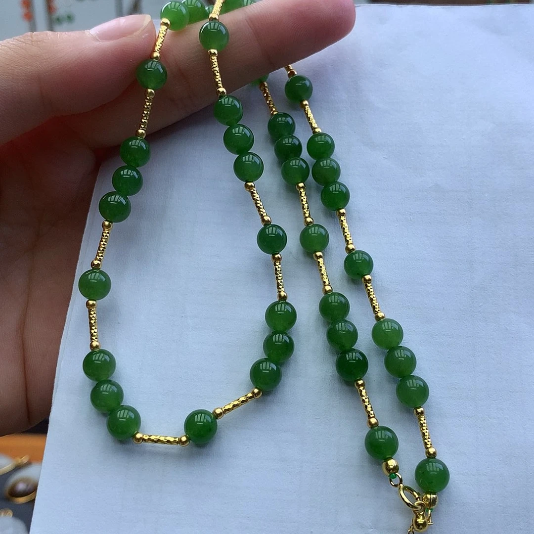 和田玉（碧玉）未镶嵌颈饰